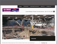 Tablet Screenshot of ableconcrete.com